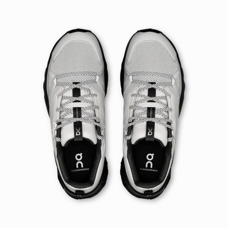 On Women's Cloudhorizon - Glacier/Eclipse Wide Barefoot Hiking Shoes