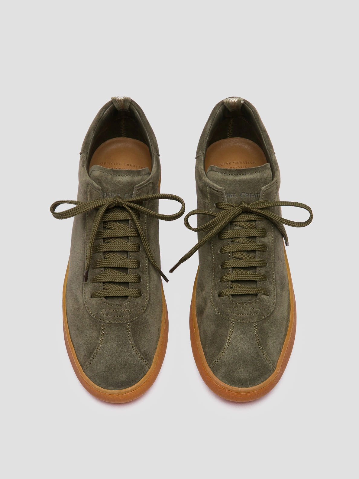 HALO 001 - Green Suede Low Top Sneakers Sell Climbing Shoes Online