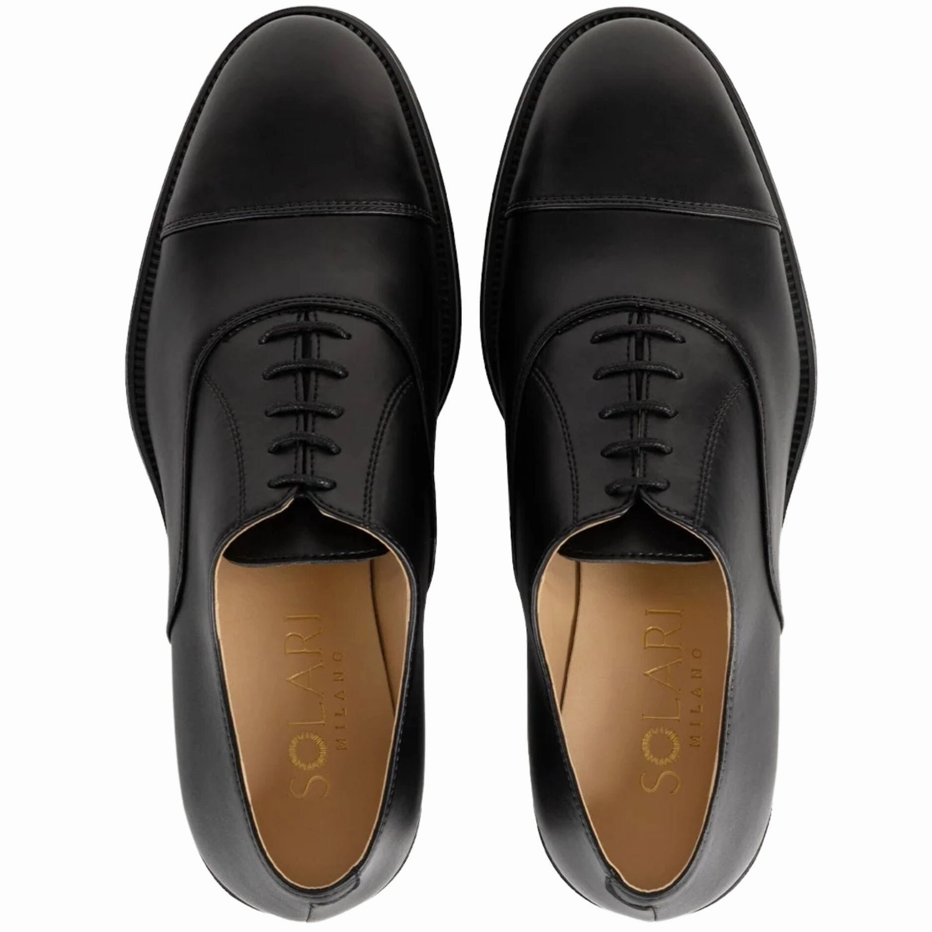 Men's vegan oxford by Solari Milano - black or brown Lace Up Oxford