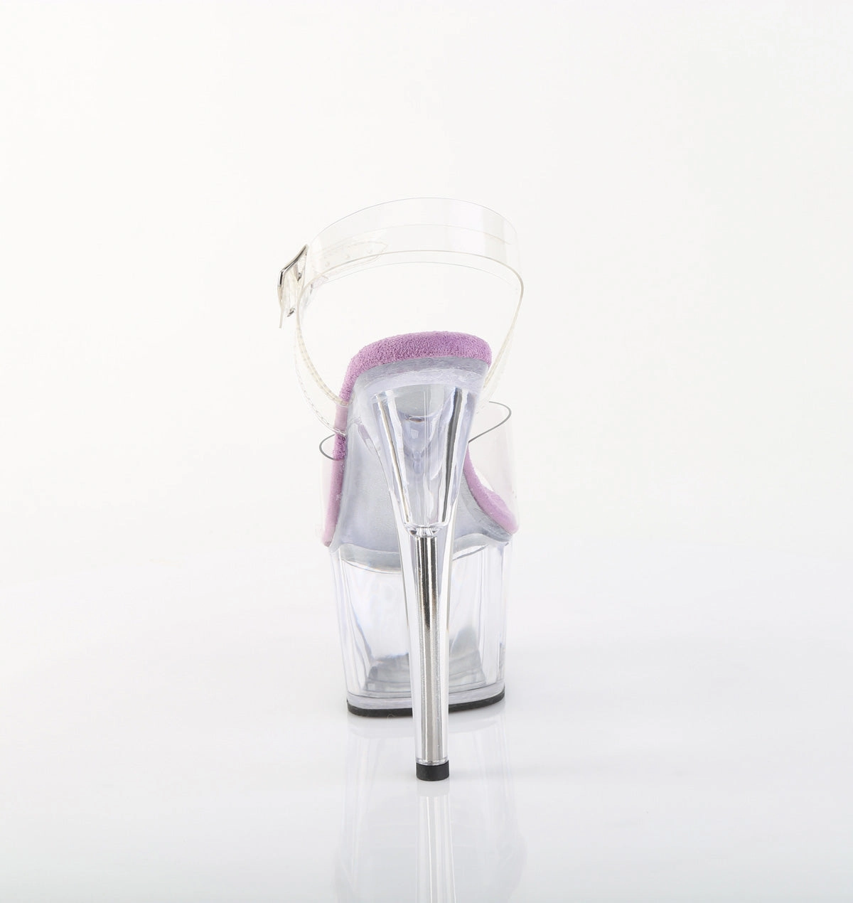 7 Inch Heel ADORE-708 Clear Lavender Clear Pics Of High Heels
