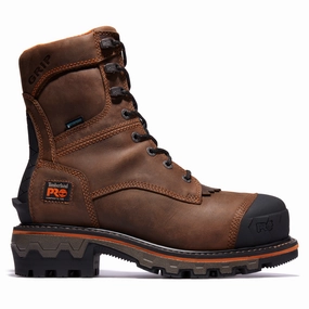 Waterproof Glue For Shoes Timberland PRO Men's Boondock HD 8-Inch Waterproof Insulated Comp-Toe Logger Boots