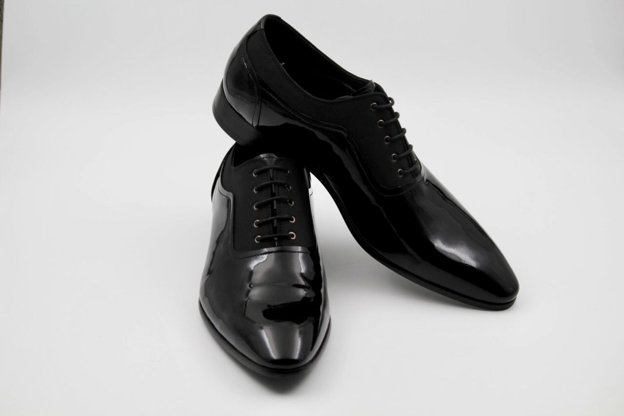 Harlow Black Leather Patent Derby Difference Between A Derby And Oxford Shoe