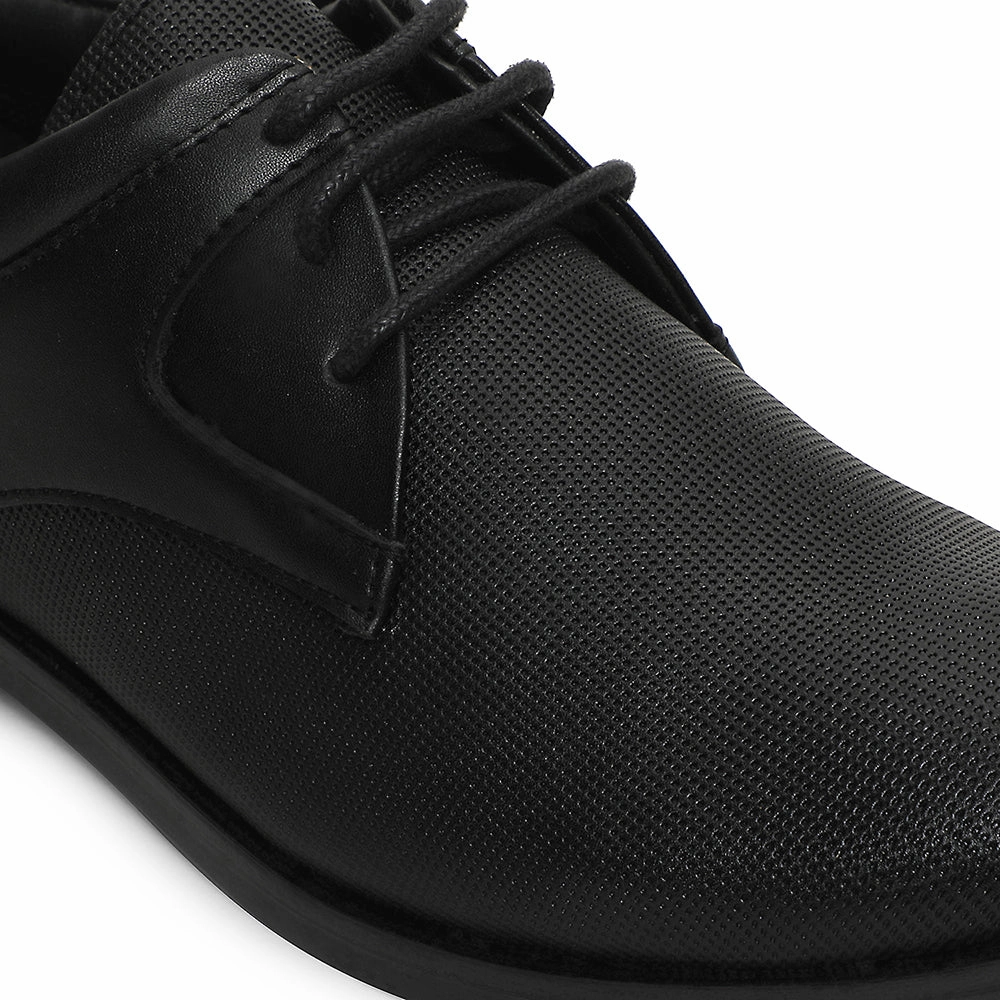 Healers Black Formal Lacing Derby Shoes For Men DERBO-10E By Liberty Josef Seibel Lace Up Shoes