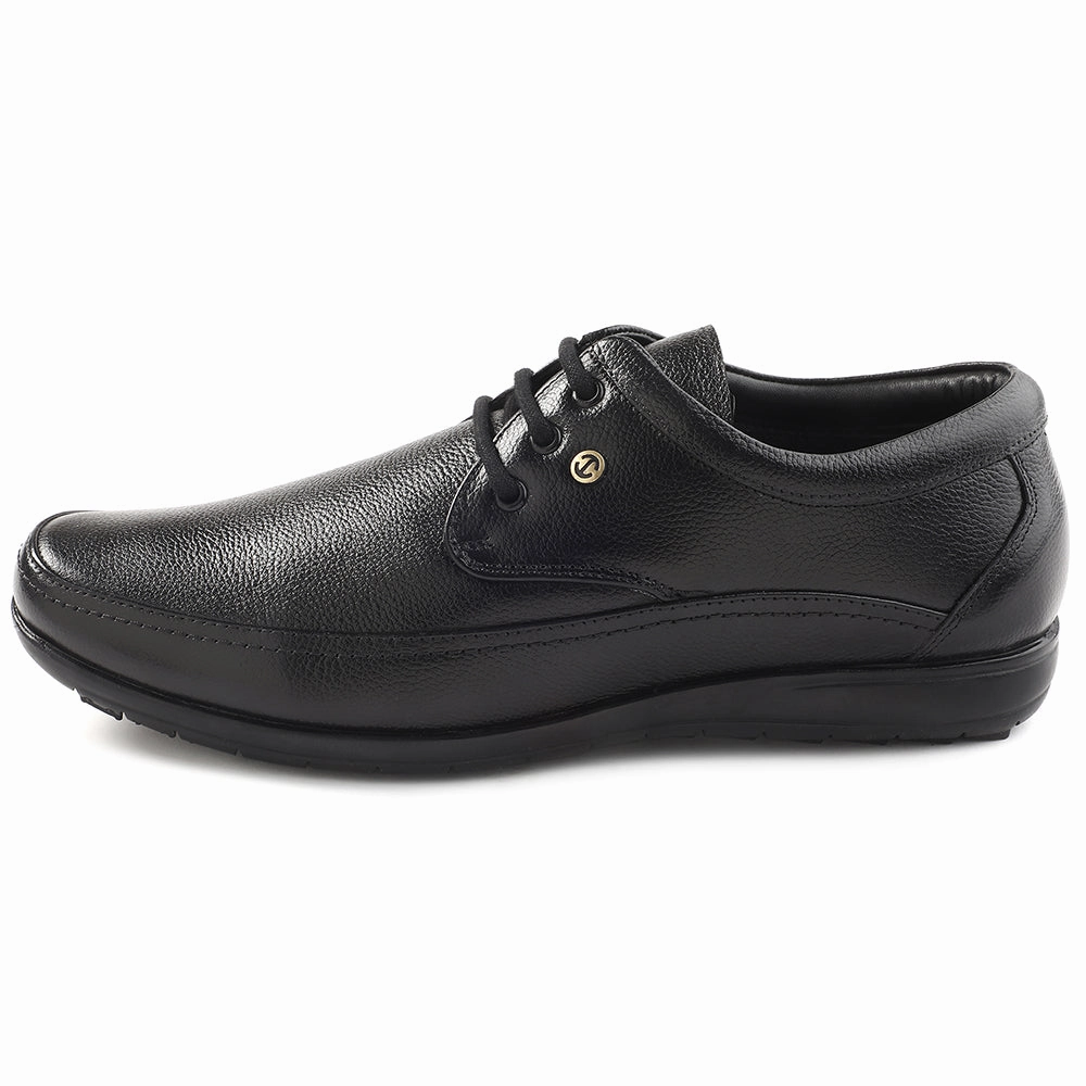 Healers Black Formal Lacing Derby Shoes For Men HA1-12 By Liberty Derby Shoes Uk
