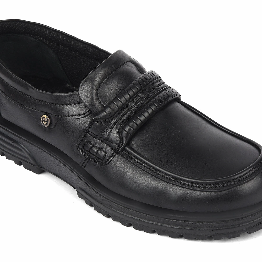 Healers Black Formal Non Lacing Derby Shoes For Men 719054AN By Liberty Hiking Shoes Ranking
