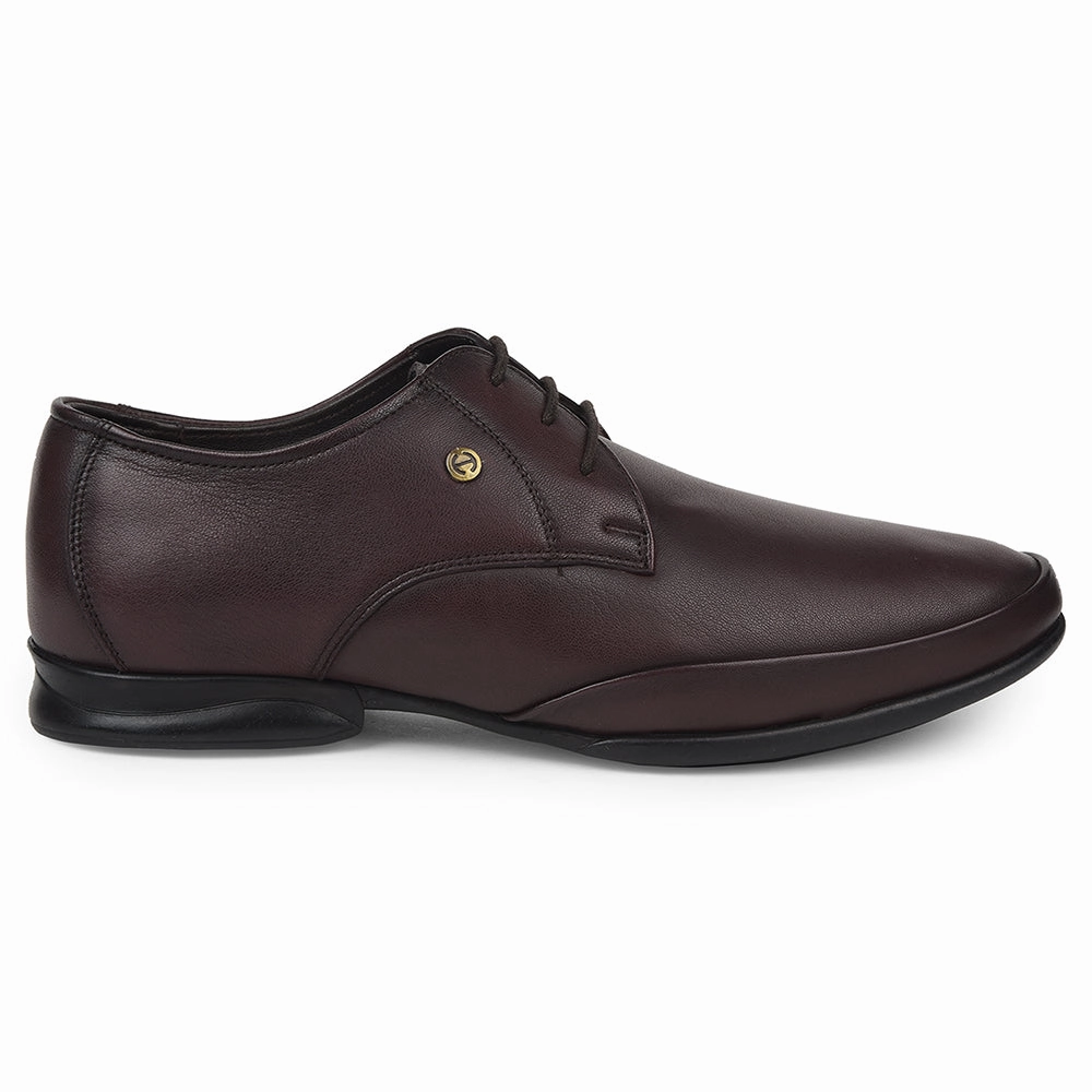 Healers Brown Formal Lacing Derby Shoes For Mens J757-02 By Liberty Mountain Derby Shoes