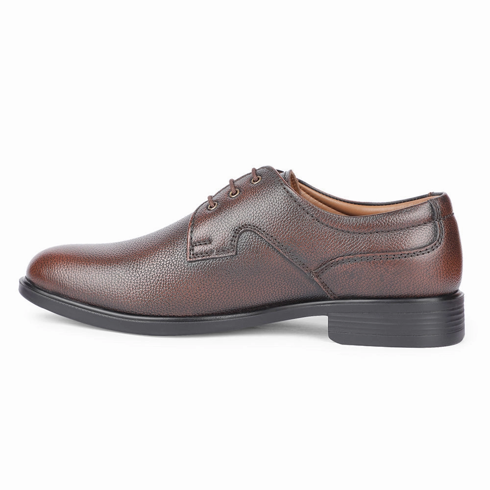 Lug Derby Shoe Healers Formal Brown Lacing Derby Shoes For Men S201-05 By Liberty
