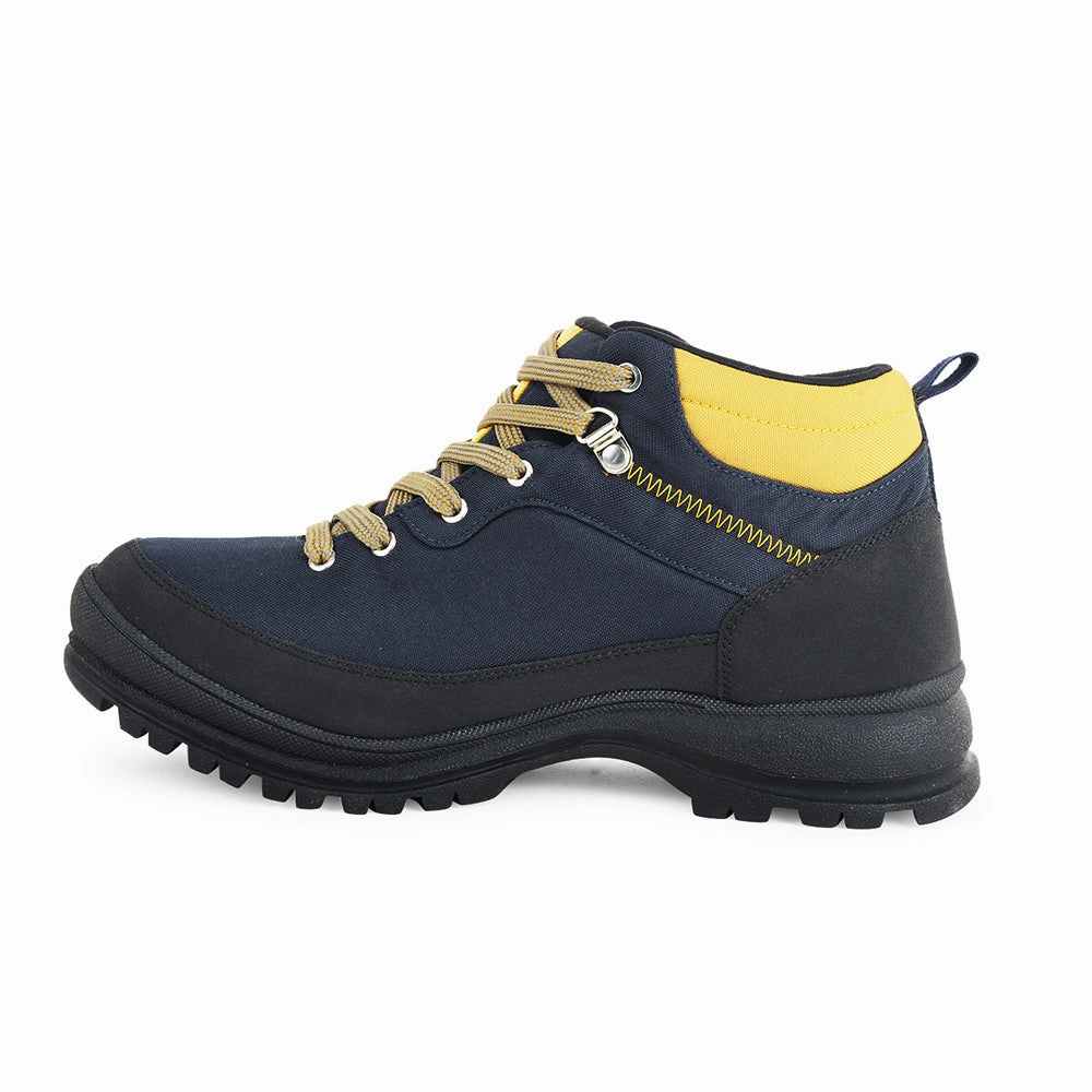 Ecolite Hiking Shoes Healers Sports Trekking Navy Blue Lacing Shoes For Men RACE-1 By Liberty