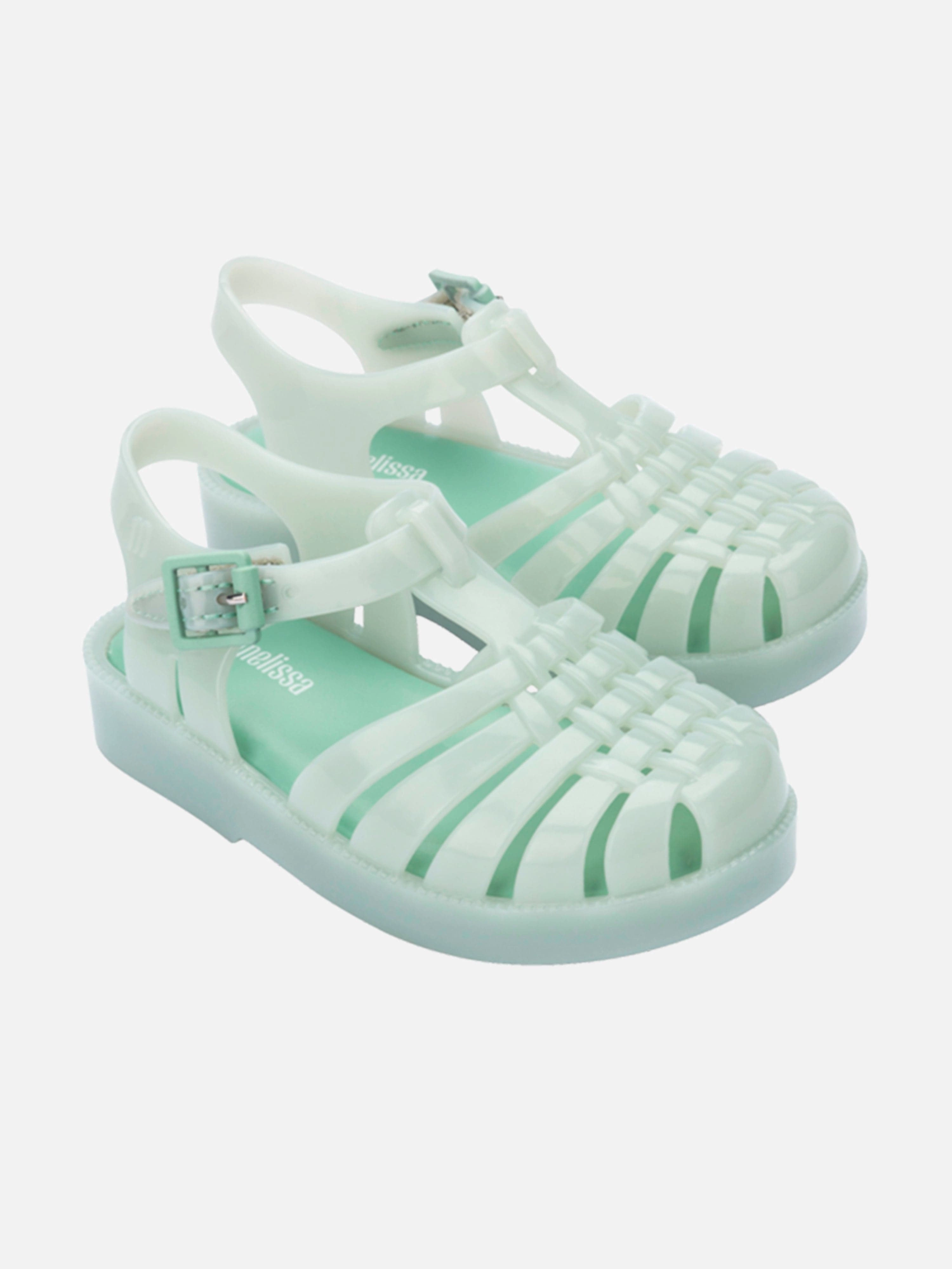 Mini Melissa Girls Possession Sandals in Green Sandals Royal Bahamian All Inclusive Resort