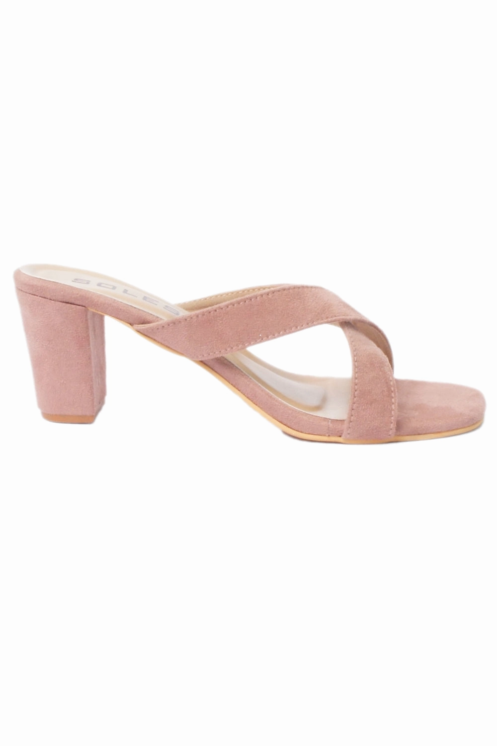 High Heel With Bow SOLES Pink Block Heels - Feminine & Stylish Footwear