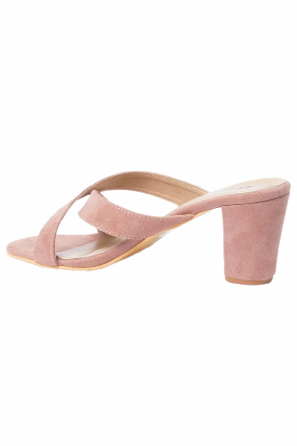 SOLES Pink Block Heels - Feminine & Stylish Footwear Dog High Heels