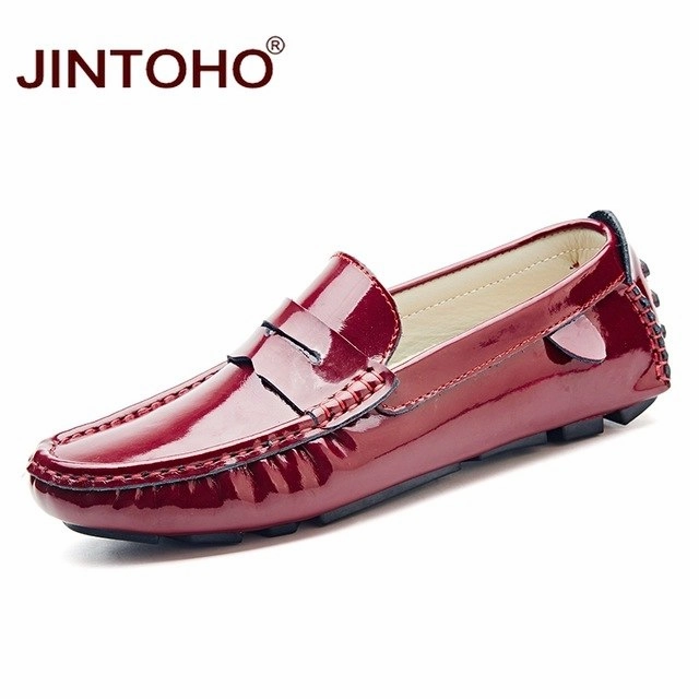 Five Ten Climbing Shoe JINTOHO Big Size Men Leather Shoes Slip On Men Loafers Fashion Casual Men Shoes Male Flats Shoes Luxury Brand Designer Shoes