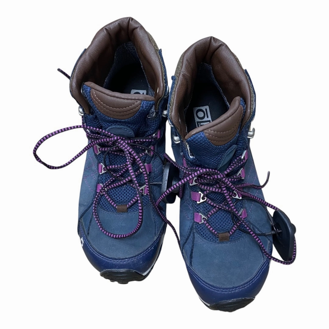 Climbing And Hiking Shoes Shoes Hiking By Cmc In Blue & Brown, Size:7