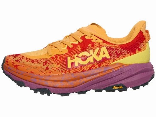 Best Mid Trail Running Shoes Hoka | Speedgoat 6 | Men's | Sherbet/Beet Root