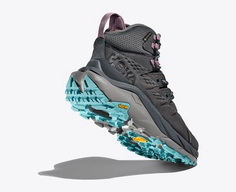 HOKA WOMENS KAHA 2 MID GTX - CASTLEROCK / COASTAL SHADE Hunting Hiking Shoes