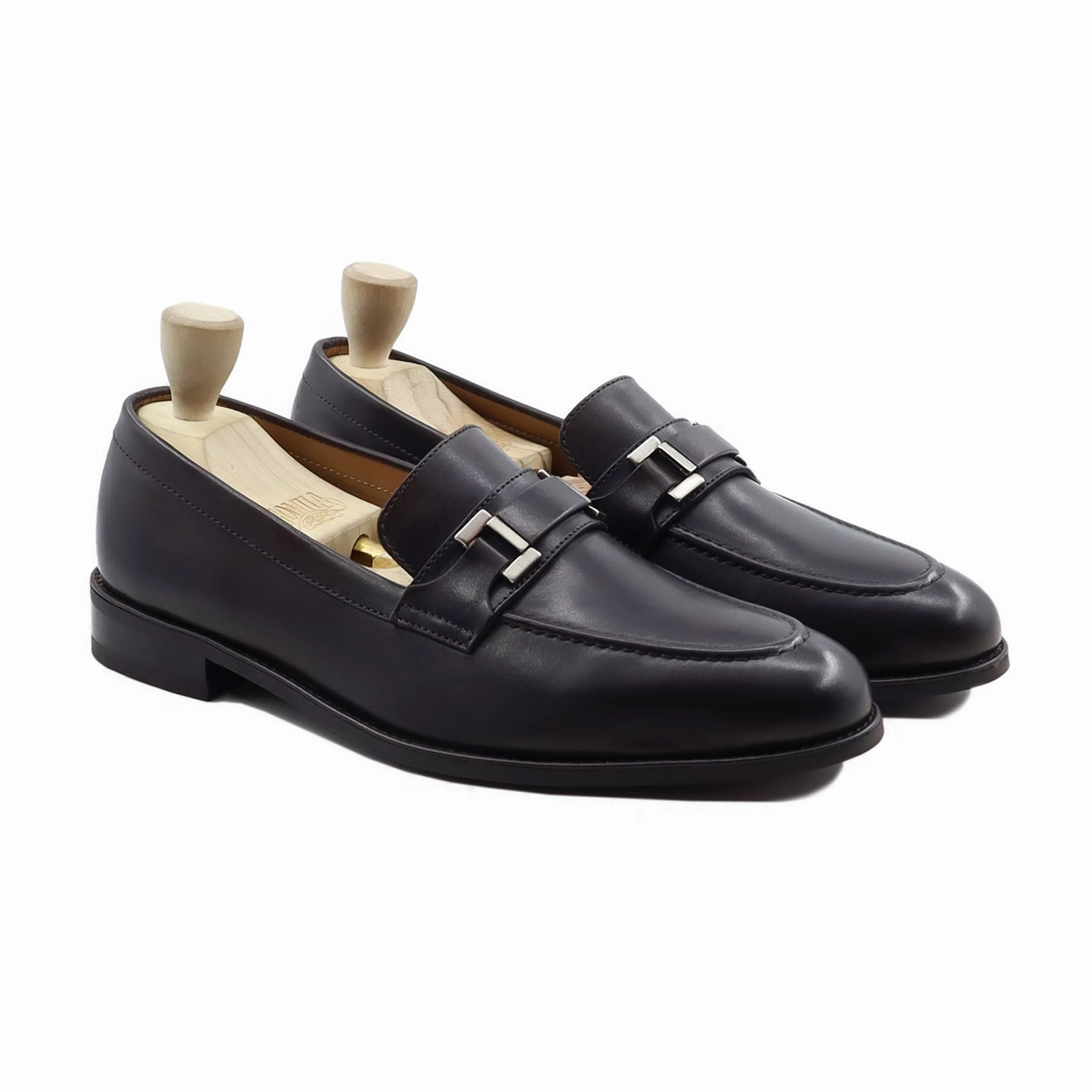 Howlite - Men's Dark Brown Calf Leather Loafer Elin Loafers