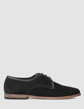 Derby Vs Oxford Shoes Hudson Hayane Derby Shoes (Suede) - Black