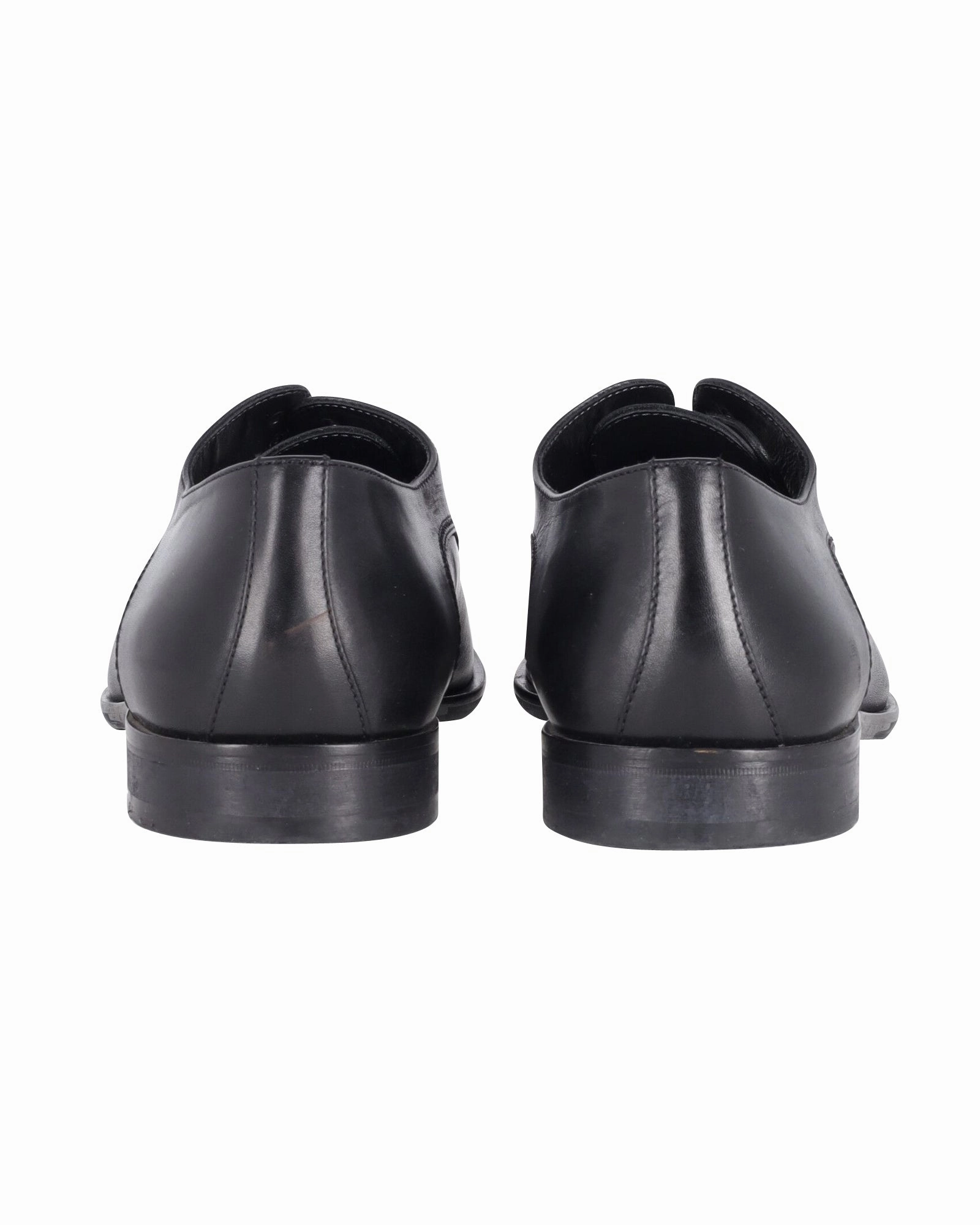 Hugo Boss Derby Lace-Up Formal Shoes in Black Leather Bridal Lace Up Shoes