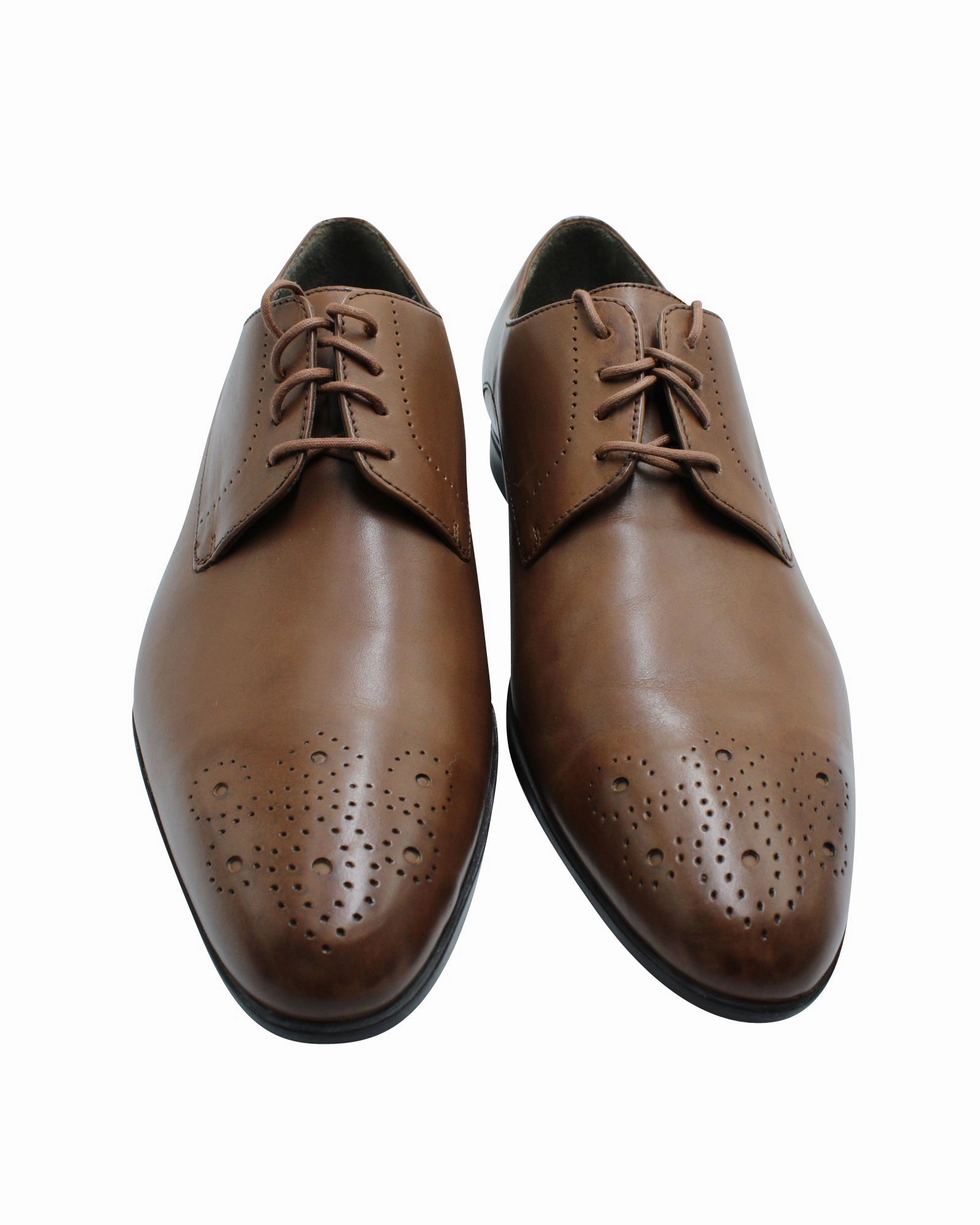 Walk London Brooklyn Derby Shoe Hugo Boss Derby Shoes in Brown Leather