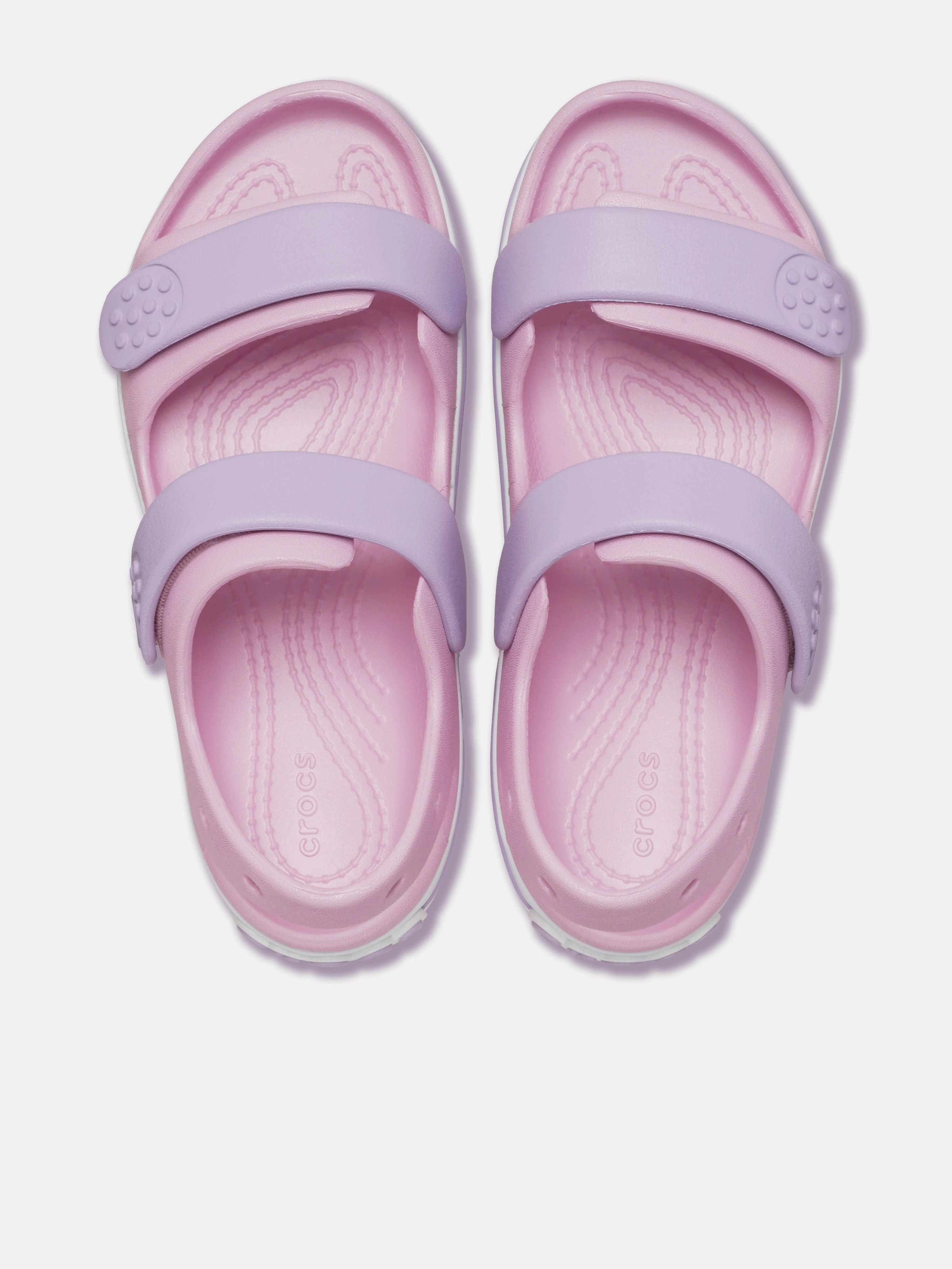 Crocs Girls Crocband Cruiser Sandal in Pink Goga Mat Sandals