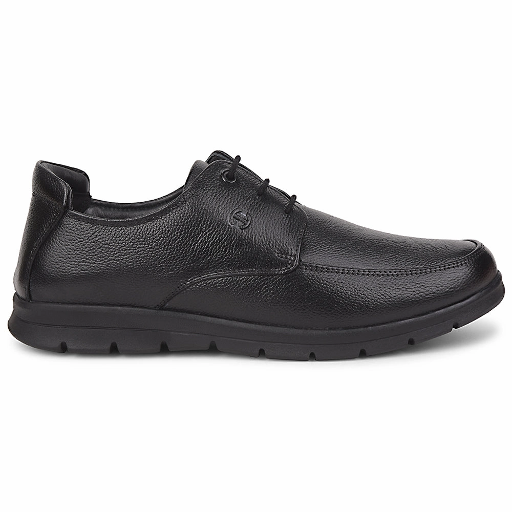 Healers Black Formal Lacing Derby Shoes For Men J757-15 By Liberty Ladies Suede Lace Up Shoes