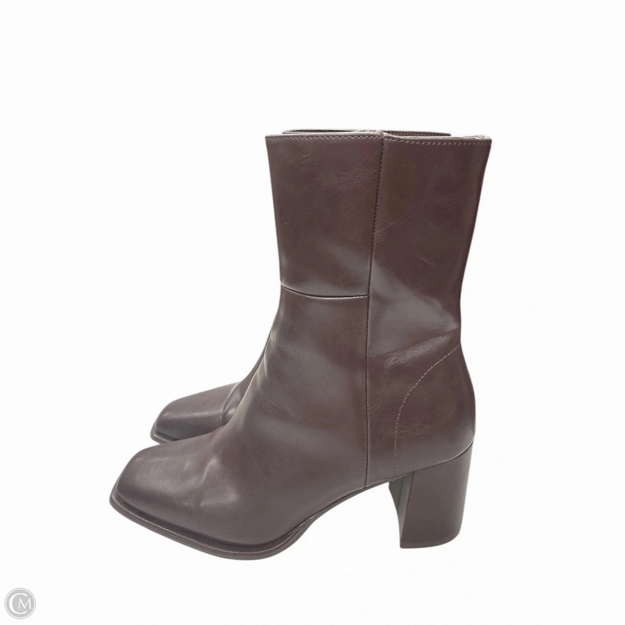 Boots Ankle Heels By Madden Girl In Brown, Size: 8 Asolo Boots