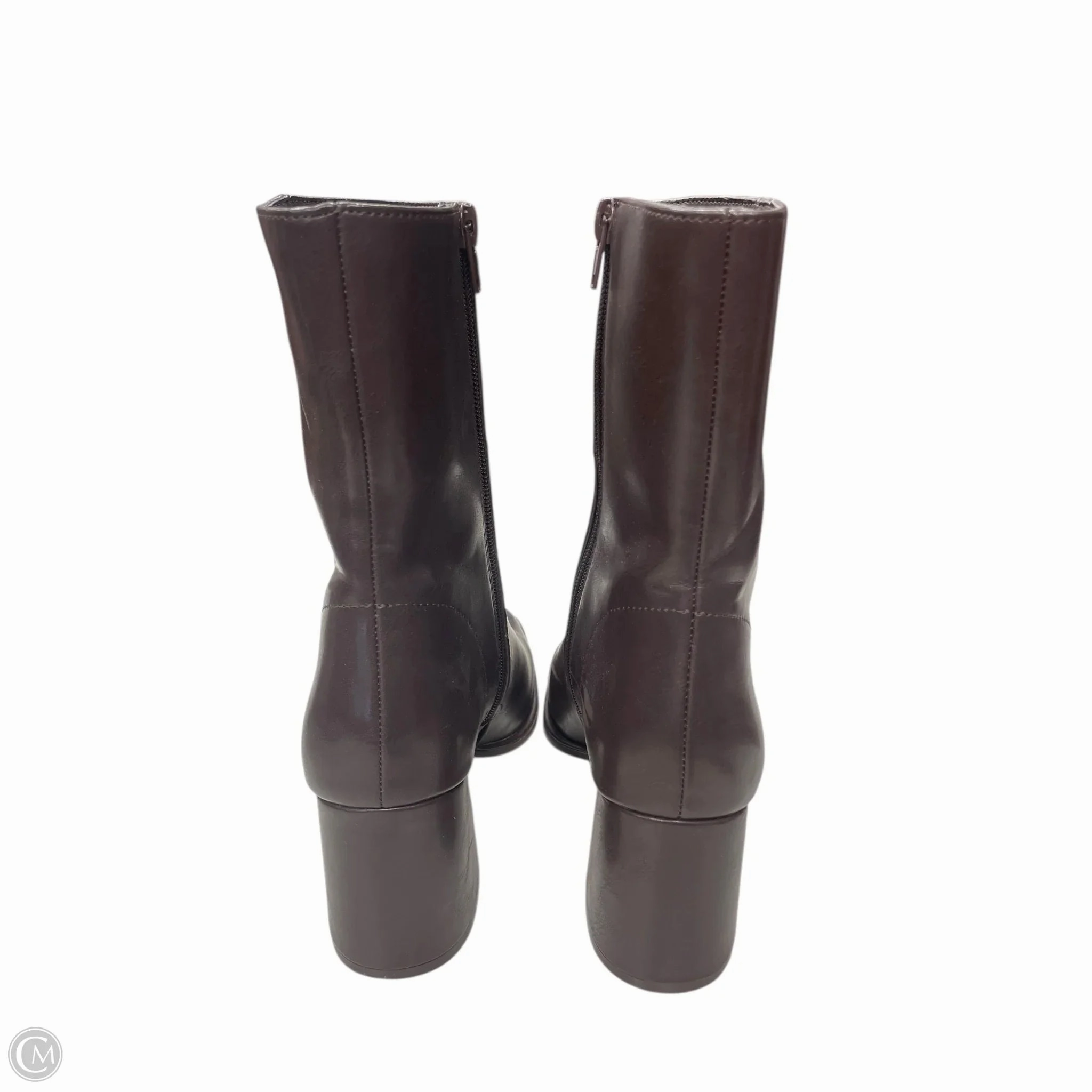 Good Boots For Snow Boots Ankle Heels By Madden Girl In Brown, Size: 8