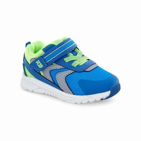 Basketball Shoes Cheap Price Infant Boy Stride Rite M2P Bolt in Blue Neon