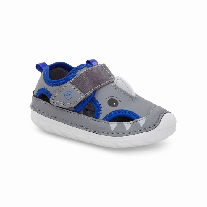 Thong Sandals Infant Boy Stride Rite Soft Motion Splash Grey Shark
