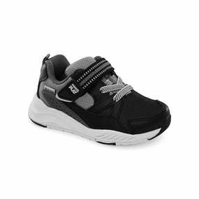 Little Boy Stride Rite M2P Journey 2 Adapt in Black Snoop Dogg Sneakers