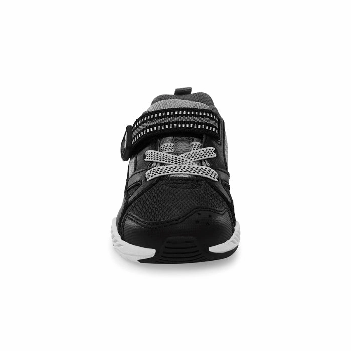 Little Boy Stride Rite M2P Journey 2 Adapt in Black Candy Sneakers