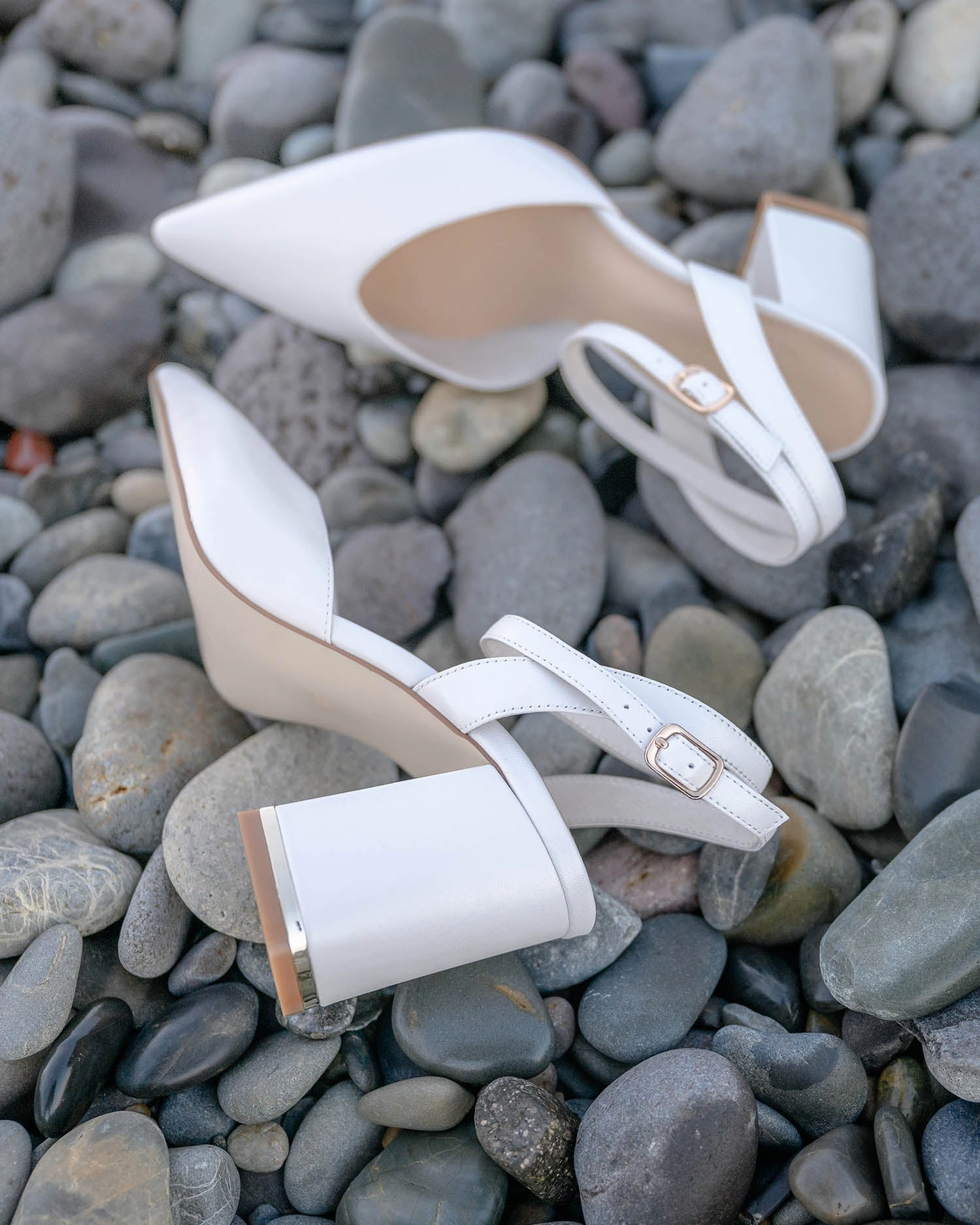 Xxx High Heels ODYSSEY CLASSIC - LEATHER CLOSED TOE BRIDAL HEELS