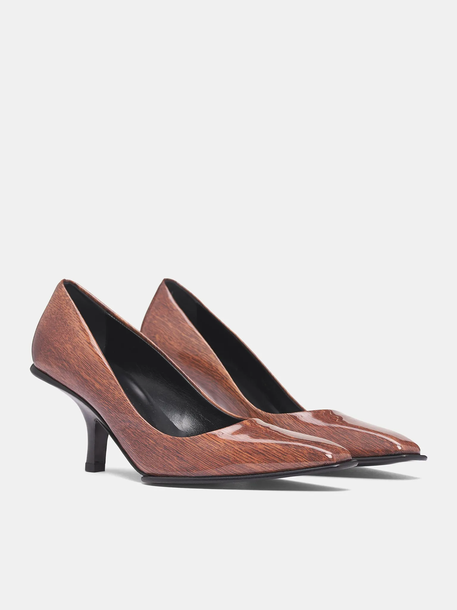 Collection Patent Wood Grain Fanta Heels (FANTA-WOOD)