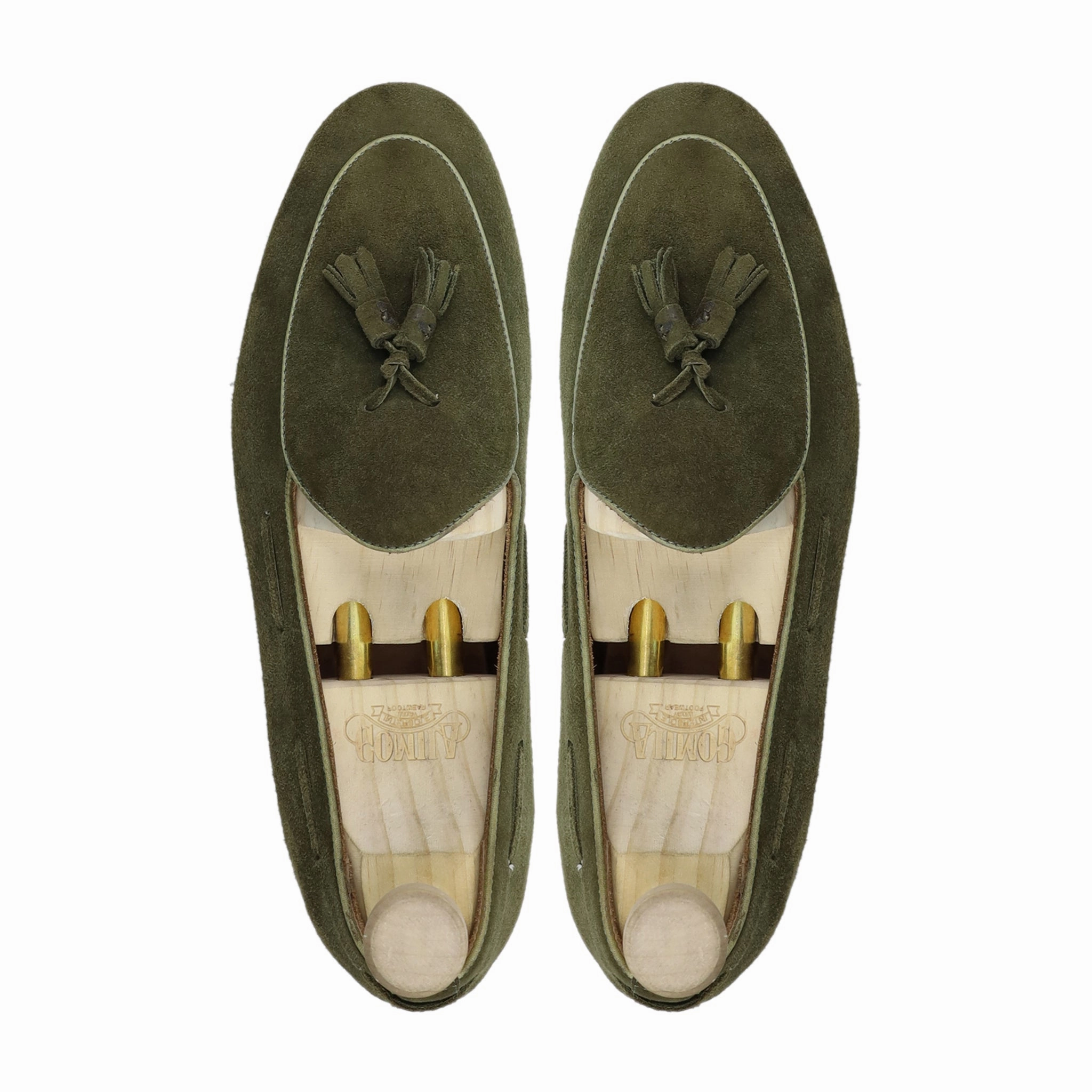 Barion - Men's Olive Green Kid Suede Loafer Dolce Vita Loafers