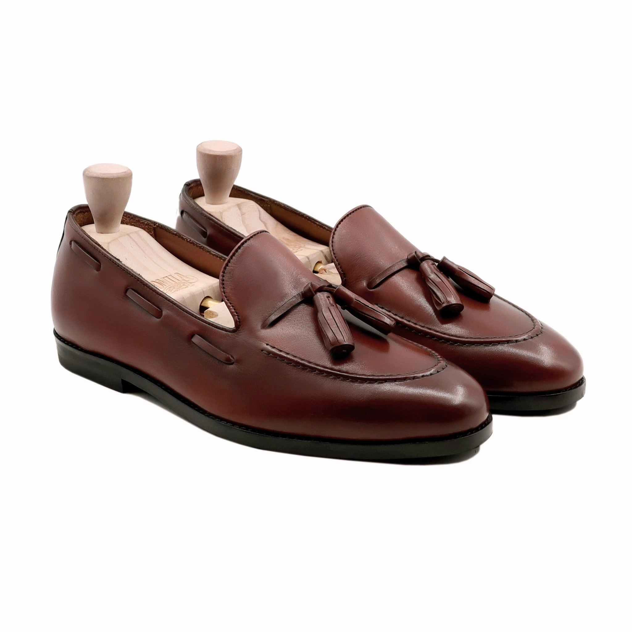 Horsebit Loafers With Suit Jaleo - Men's Brown Calf Leather Loafer