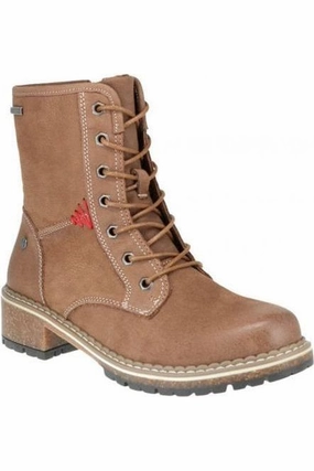 Josef Seibel  Waylynn 577610 in Brown Nubuck Waterproof Wide Golf Shoes Waterproof