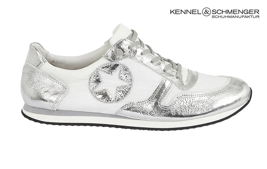Ken Gemini Silver Classic Brogue Shoes