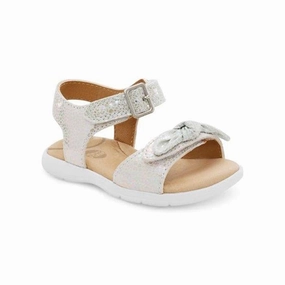 Little Girl Stride Rite Whitney in Soft Silver Compare Sandals Resorts