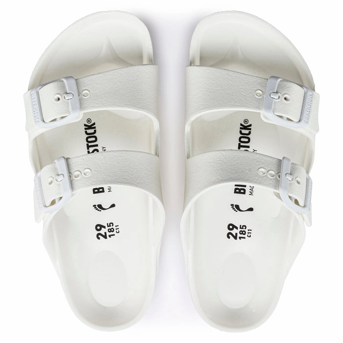 Sandals Woven Little Girl Birkenstock Arizona EVA Narrow White