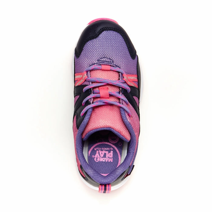 Sneakers On Telephone Wires Little Girl Stride Rite Made2Play Journey XW Adaptable Purple