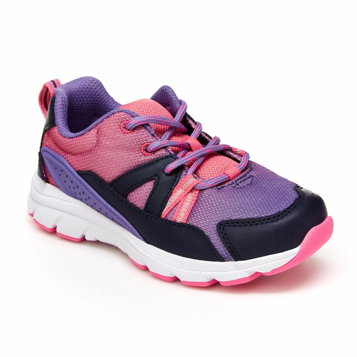 Best Sneakers Flat Feet Little Girl Stride Rite Made2Play Journey XW Adaptable Purple