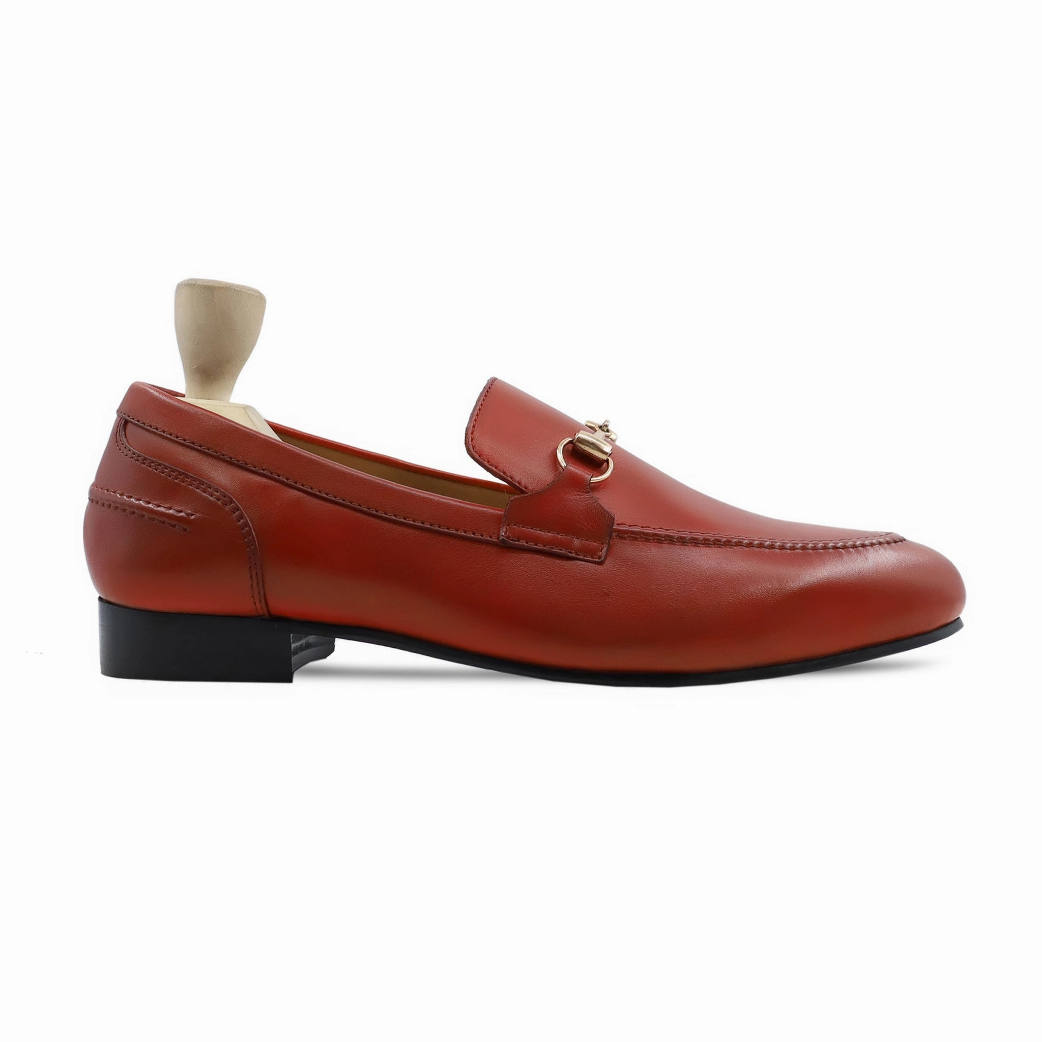 Nine West Loafers Hellebore - Men's Orange Tan Calf Leather Loafer