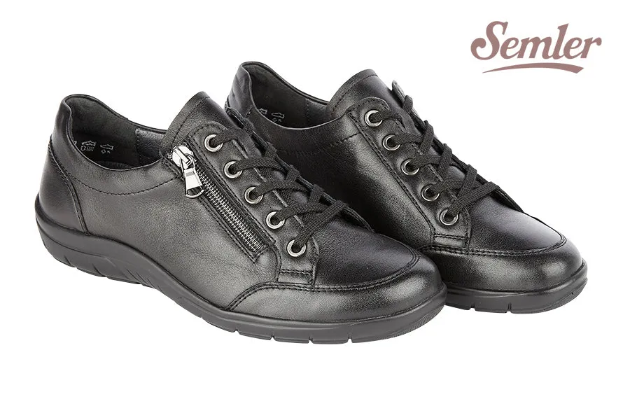 Sem Paula Patent Leather Brogue Boots