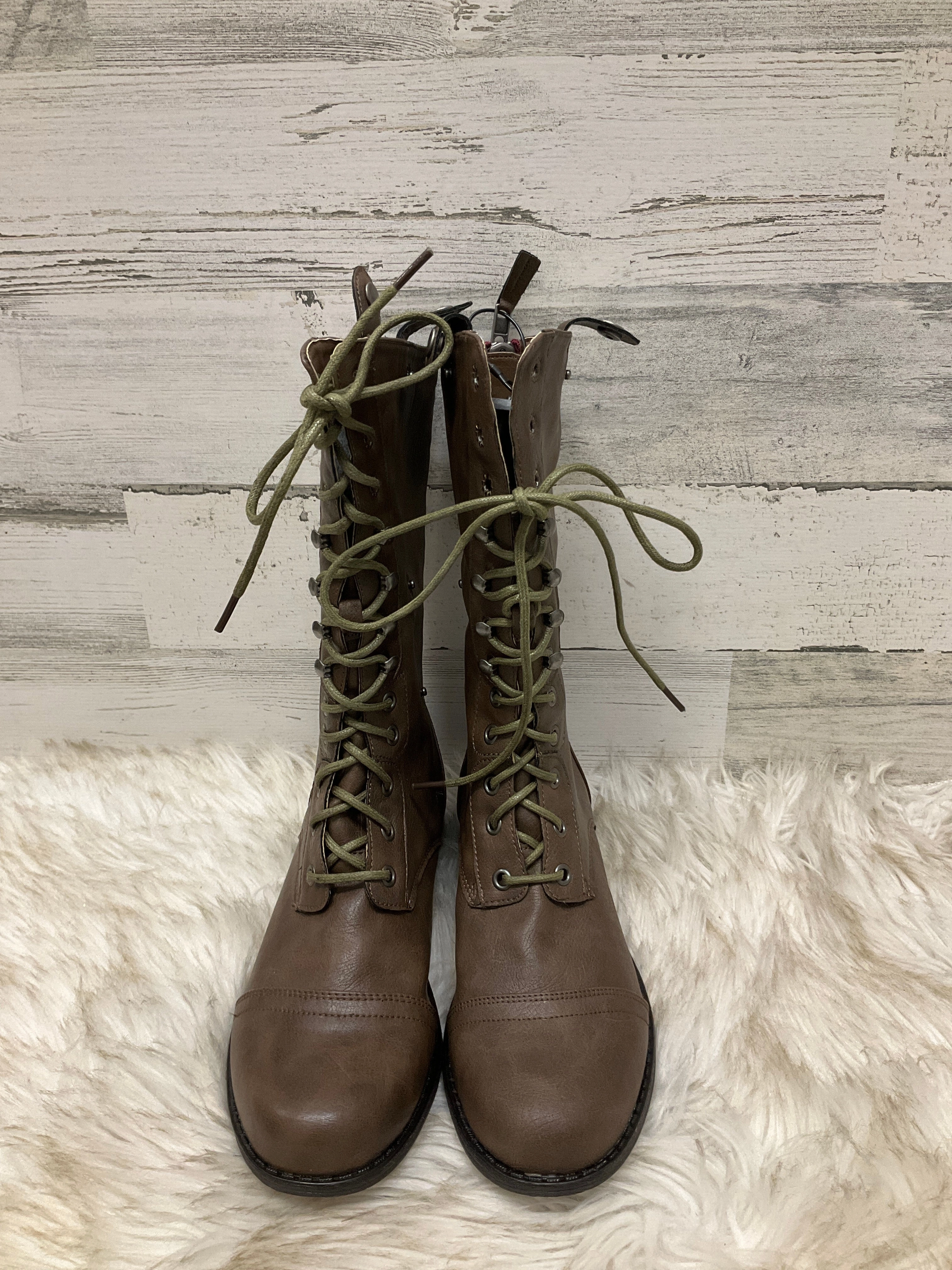 Rainbow Platform Boots Boots Mid-calf Flats By Madden Girl  Size: 8.5