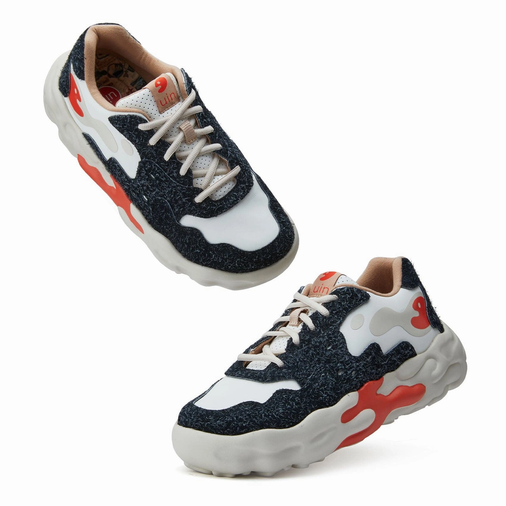 Wide Indoor Rock Climbing Shoes Marble Gray Lanzarote I Women