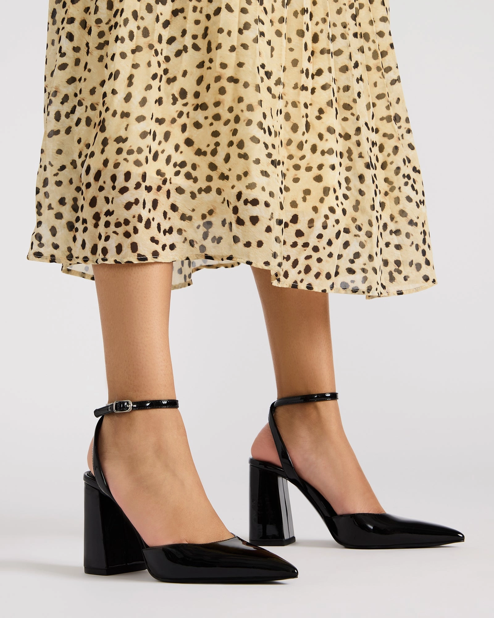 High Heel Decorations MATTEA BLACK PATENT