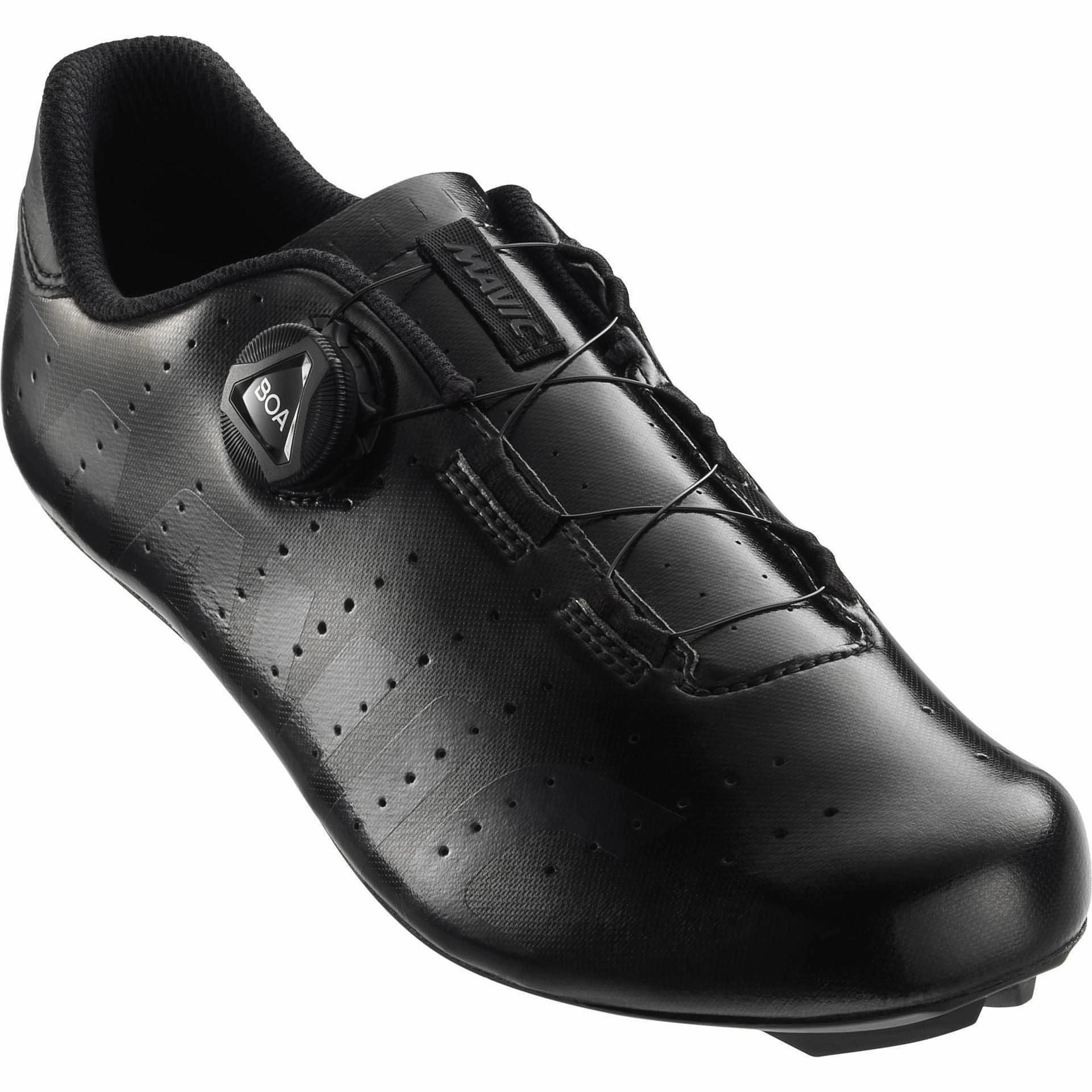 Seattle Rock Climbing Shoes Mavic Cosmic Boa Mens Road Cycling Shoes - Black