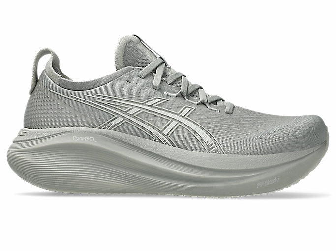 Best Asics Shoes For Trail Running Men's Asics Gel-Nimbus 27, Seal Grey/Lake Grey, 10.5 D Medium