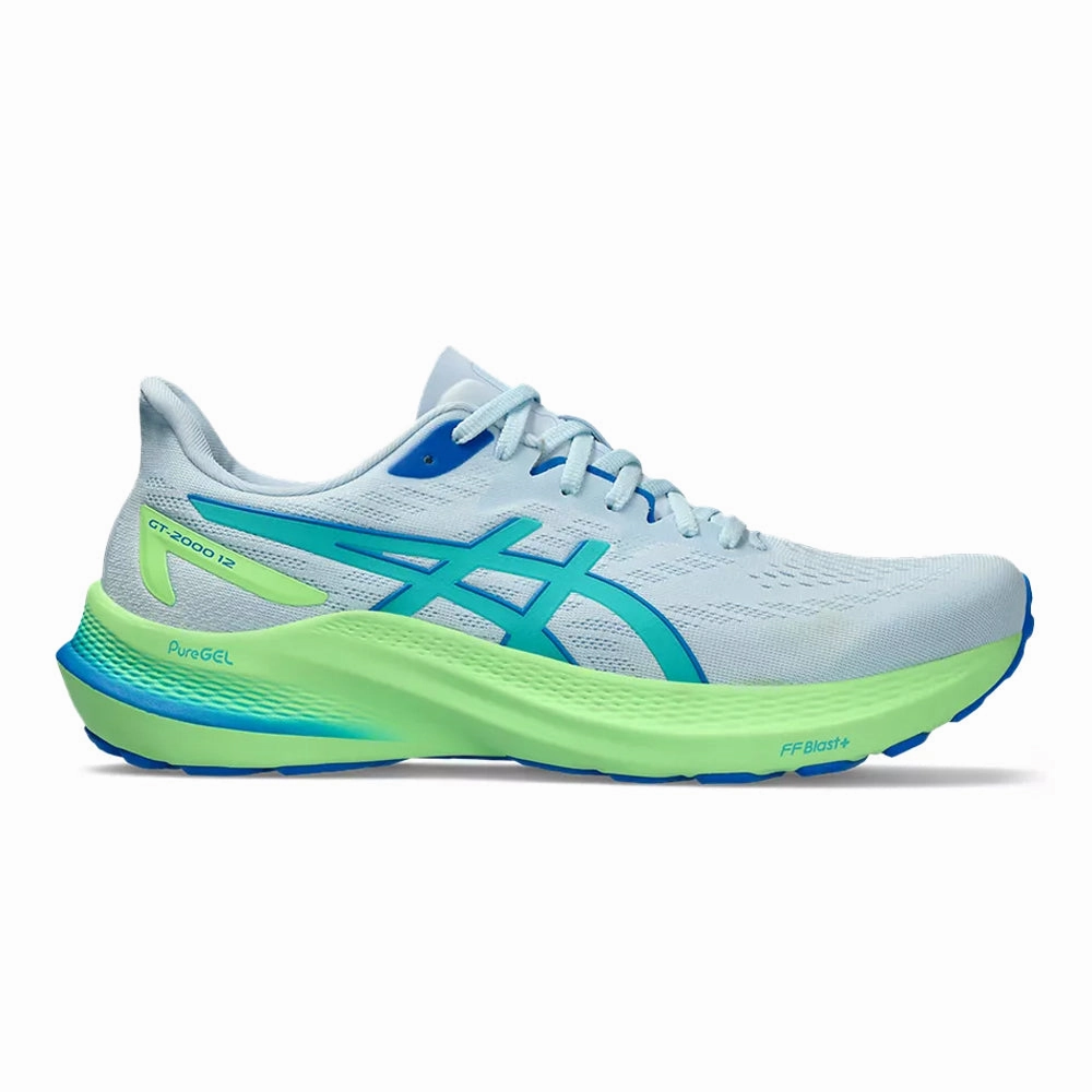 Men's Asics GT-2000 12 Lite-Show, Lite-Show/Sea Glass, 12.5 D Medium Asics Walking Vs Running Shoes