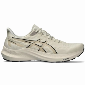 Men's Asics GT-2000 12, Oatmeal/Black, 10.5 D Medium Asics Competition Shoes
